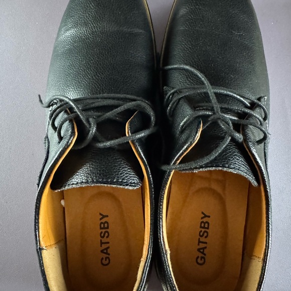 Black Oxford Shoes with Smooth Leather new , too tight for my husband main image 6